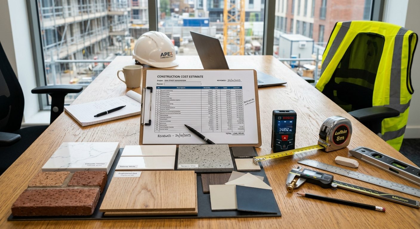 Projektbudget och kalkylering för byggnation